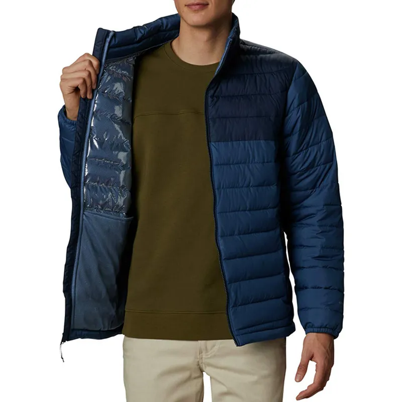 High Quality Wholesale Outdoor Long Sleeve Padded Warm Coat Men's Quilted Graphene Jacket