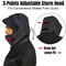 Men's Windbreaker Lightweight Hiking Windproof Waterproof Breathable Hooded Fishing Jacket