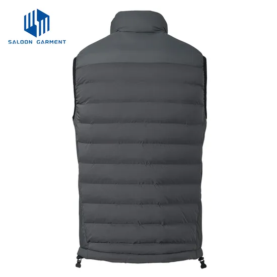 Wholesale Custom Men's Winter Casual Outdoor Sleeveless Polyester Padded Vest