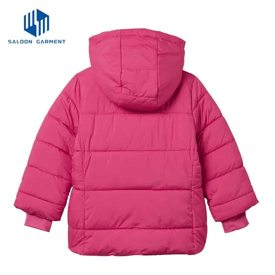 Custom Logo Manufacturer Children Outwear Kids Winter Clothing Warm Thick Ski Jacket