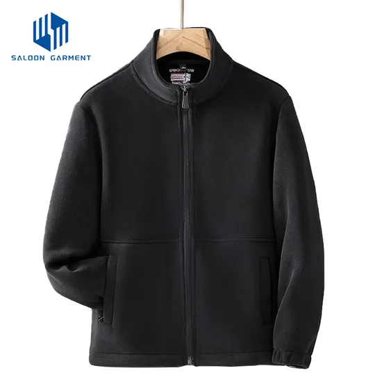 Wholesale Custom Polyester Men Women's Fleece Hiking Thermal Jackets Outdoor Sports Camping Windbreaker Male Warm Coats