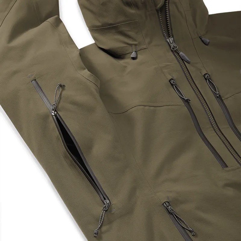 Custom Outdoor Winter Snowboarding Polyester Waterproof Breathable Fishing Jacket