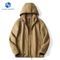 Spring and Autumn New Zipper up Sweatshirt Custom Logo Print Casual Blank Men's and Women's Sports Wind Break Fleece Warm Jacket