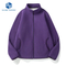 Wholesale 100% Polar Fleece Men's Jacket Zip up Solid Color Long Sleeve Men's Polar Fleece Jacket