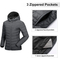 Women Winter Outer Wear Fleece Padded Coat Packable Ski Puffer Down Jacket