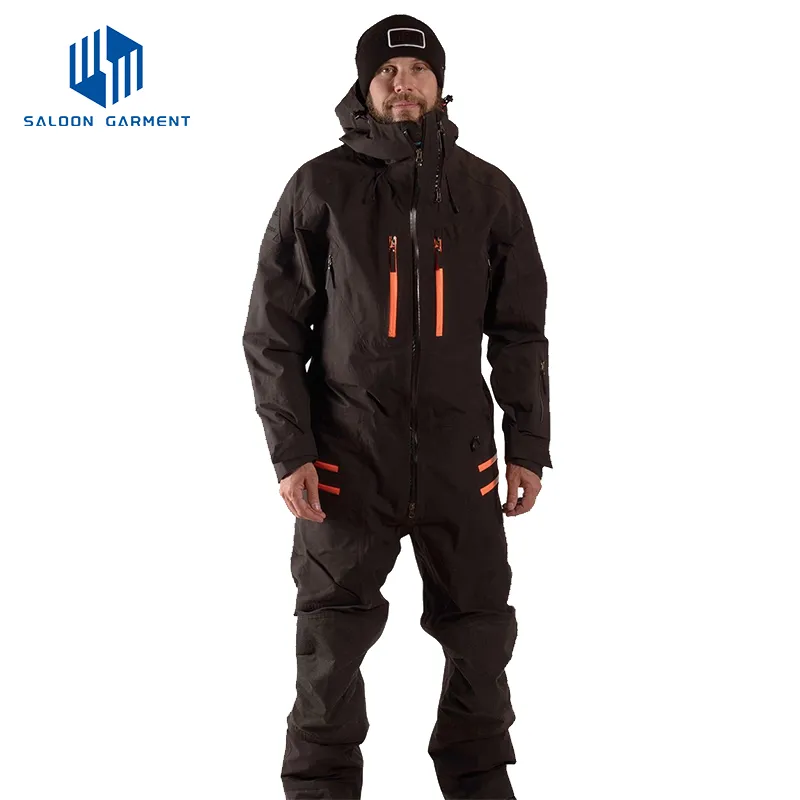 Snowsuits One Piece Ski Women Men Waterproof Breathable Insulated Snow Suits