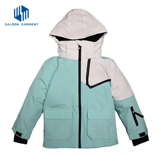 Kid's Winter Waterproof Coat Girls Boys Fleece Snowboarding Ski Jacket