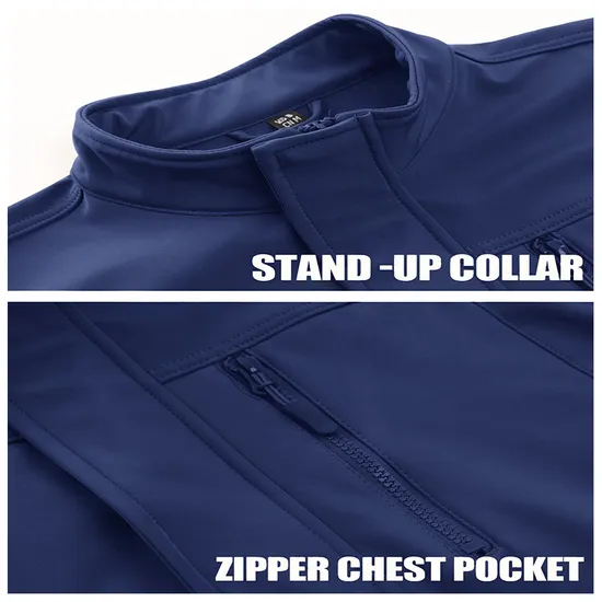 High Quality Custom Logo Men Waterproof Windbreaker Insulated Tactical Softshell Jacket