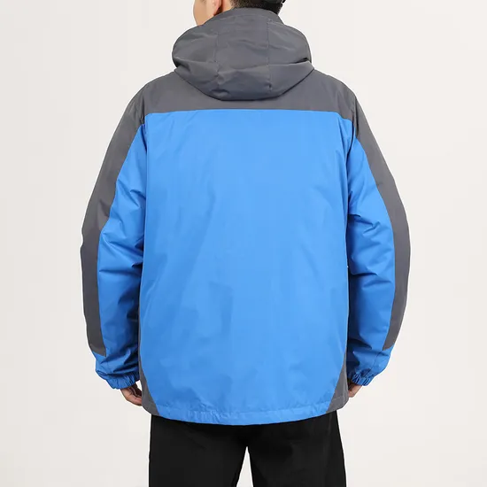 Men's Mountain Waterproof Windproof Rain Winter Warm Hooded Coat 3in1 Ski Jacket