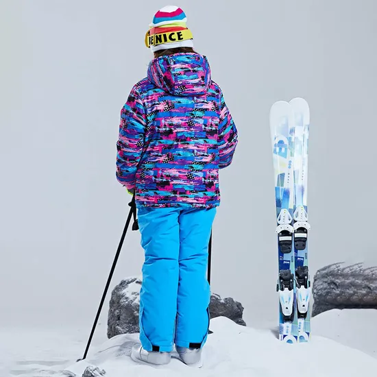 Girl's Winter Outdoor Clothing Softshell Fleece Ski Jacket Snowmobile Wear Snow Suit