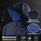 Mens Lightweight Windbreaker Waterproof Hooded Hiking Coat Raincoat Rain Jacket