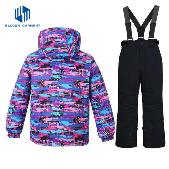 Girl's Winter Outdoor Sports Wear Rainwear Coat Snow Jacket Ski Suit