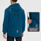Waterproof Lightweight Hooded Breathable Reflective Safety Raincoat Rain Jacket for Men