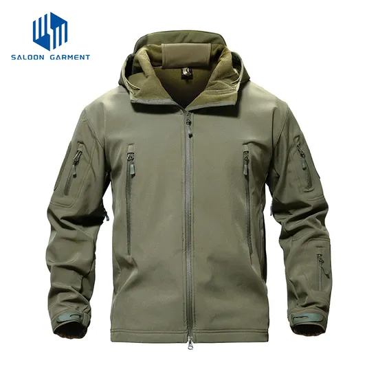 Men's Lightweight Breathable Waterproof Rain Tactical Softshell Jackets