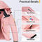 Custom Logo Waterproof Breathable Outdoor Rain Jackets Windbreaker Coats for Women