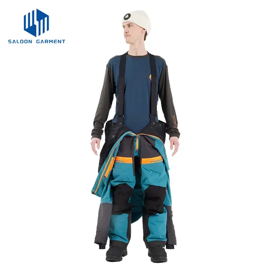 Professional Outdoor Waterproof Breathable One Piece Ski Suit Snowboard Insulated Overall Snowsuit