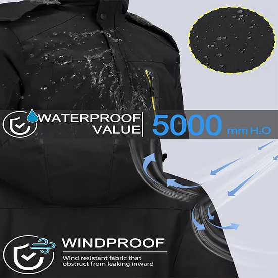 Men's Outdoor Sport Jacket Softshell Snow Wear Insulated Ski Clothes