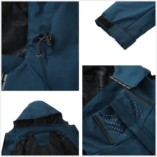 Custom Fashion Waterproof Outdoor Windbreaker Rainproof Raincoat Rain Poncho Jacket