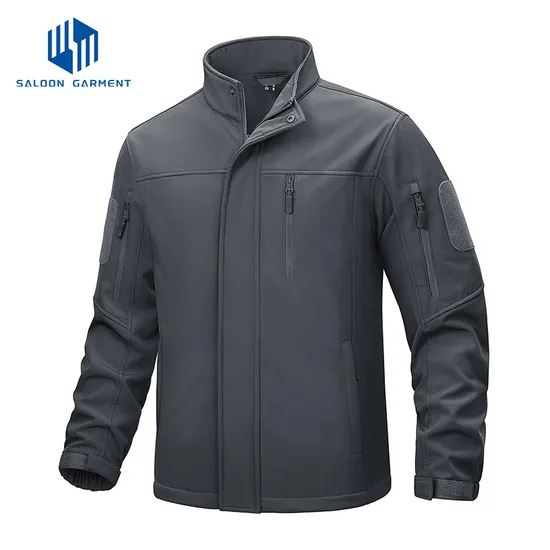 Men's Fleece Lined Waterproof Lightweight Hiking Hooded Winter Soft Shell Tactical Jacket