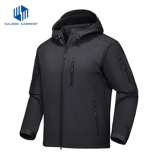 Men's Outdoor Sports Wear Fleece Lined Waterproof Soft Shell Winter Coats Tactical Jacket