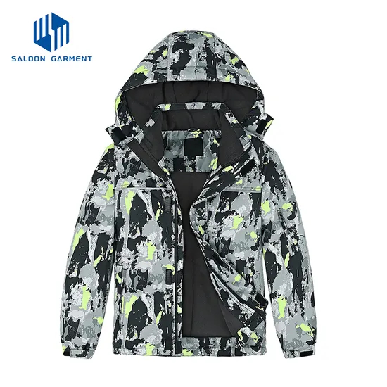 Kid's Winter Snow Coat Windproof Fleece Lined Waterproof Outdoor Snowboarding Ski Jacket