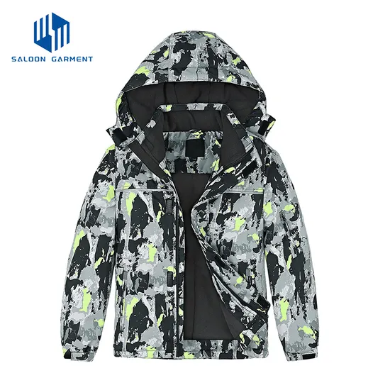 Kid's Winter Snow Coat Windproof Fleece Lined Waterproof Outdoor Snowboarding Ski Jacket