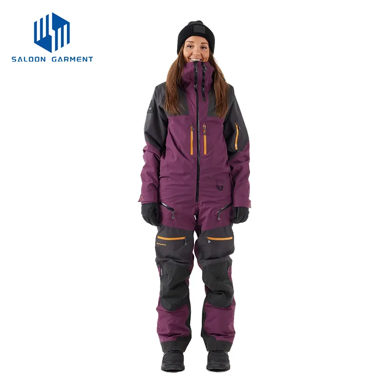 Women and Men's Ski Overalls Waterproof Windproof Snow Insulated Overalls Outdoor