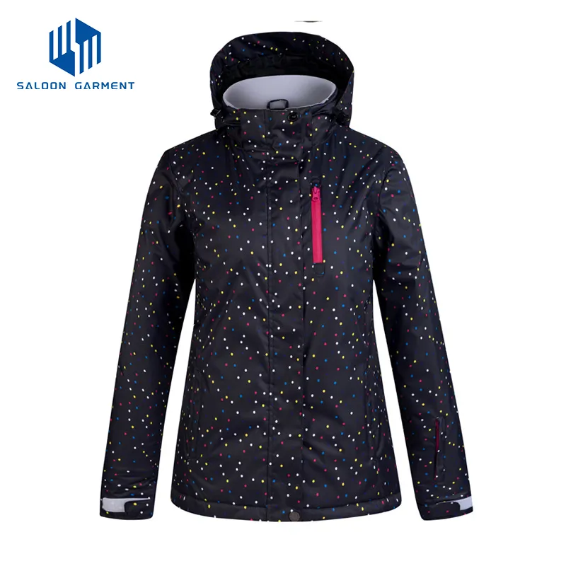 Fashionable Breathable Mountain Hiking Outdoor Ski Snow Jacket for Women