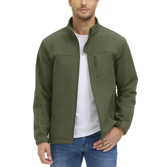 Men Winter Outdoor Sports Wear Windbreaker Fleece Coat Tactical Gear Softshell Jackets