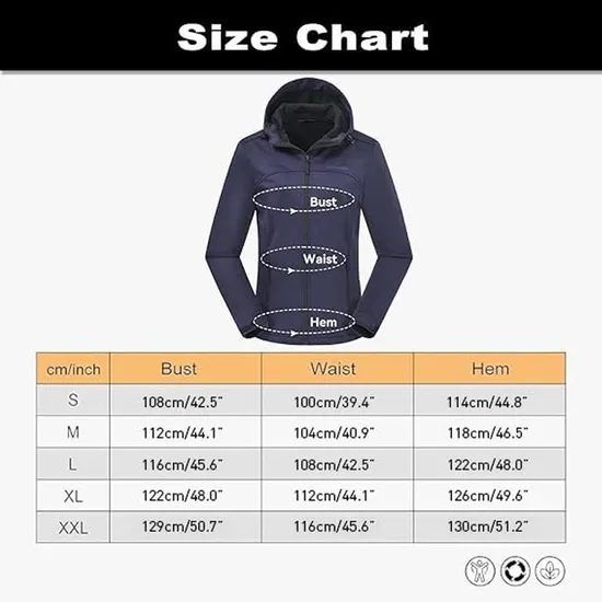 Women Lightweight Fleece Lined Windbreaker Tactical Softshell Jacket
