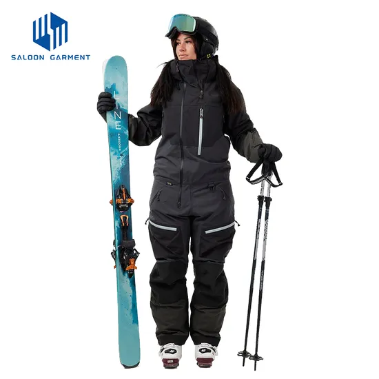 Women's Men's One Piece Ski Suits Jumpsuit Winter Snowsuits for Skiing