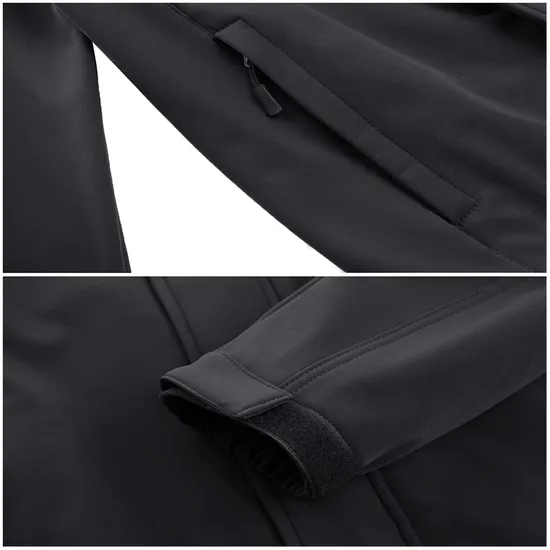 Men's Fleece Lined Water Resistant Soft Shell Winter Coats Tactical Jacket
