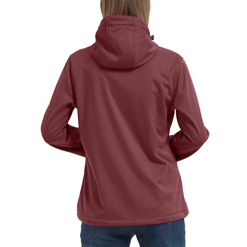 Women's Lightweight Water Resistant Hiking Winter Outdoor Fleece Lined Tactical Softshell Jacket