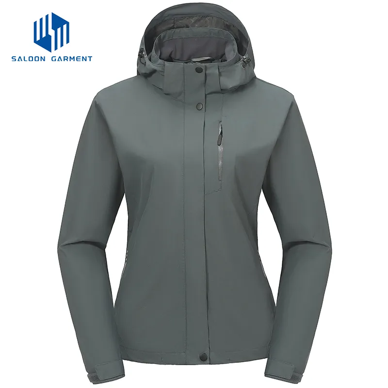 Wholesale Custom Waterproof Softshell Polyester Coats Windbreaker Jacket