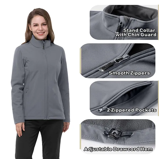 Women's Outdoor Waterproof Softshell Hiking Camping Coat Tactical Jacket