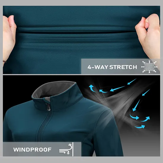 Women's Casual Custom Waterproof Windbreaker Coats Fleece Hiking Softshell Tactical Jacket