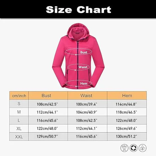 Women's Winter Outdoor Coats Water Resistant Warm Fleece Raincoats Tactical Softshell Jacket