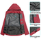 Custom Women's Polyester Windproof Breathable Windbreaker Waterproof Jacket