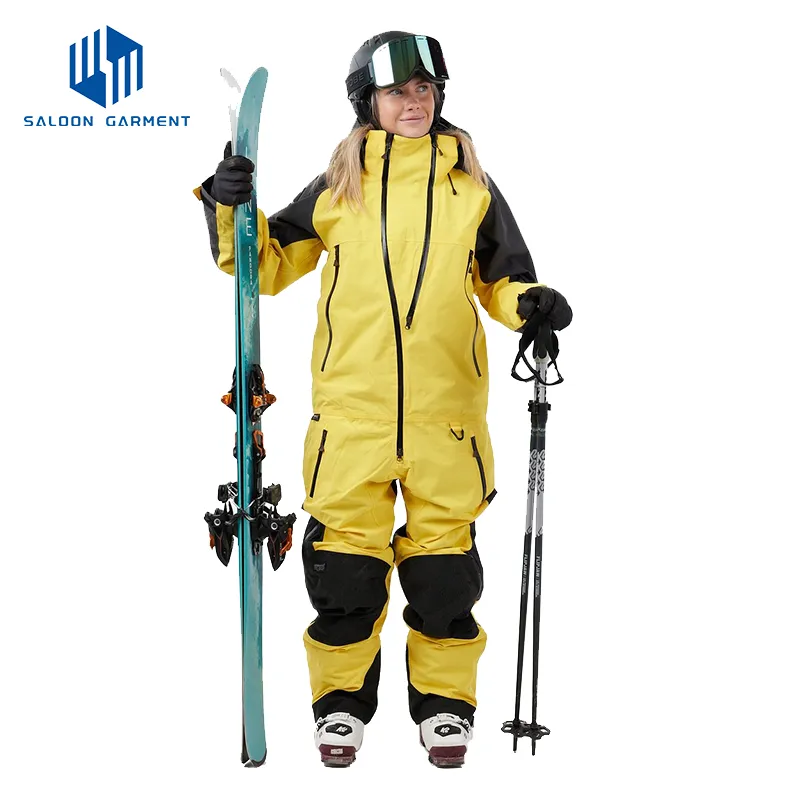One Piece Snow Suits Snowboard Waterproof Ski Jumpsuit Winter Outdoor Unisex Snowsuits