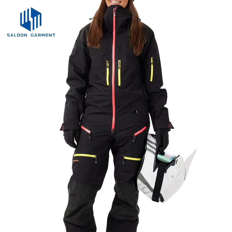 Women Winter Outdoor Sports Ski Jumpsuit Snowsuit