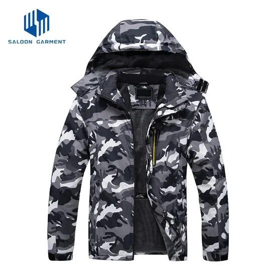 Custom Mens Winter Coat Outdoor Clothing Waterproof Ski Jacket