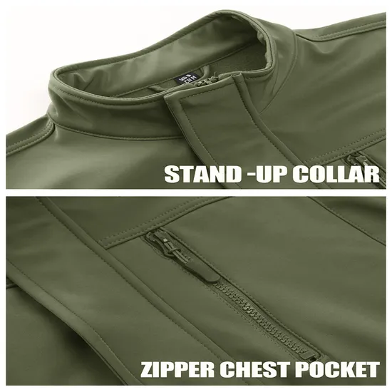 Men's Waterproof Breathable Tactical Softshell Jacket