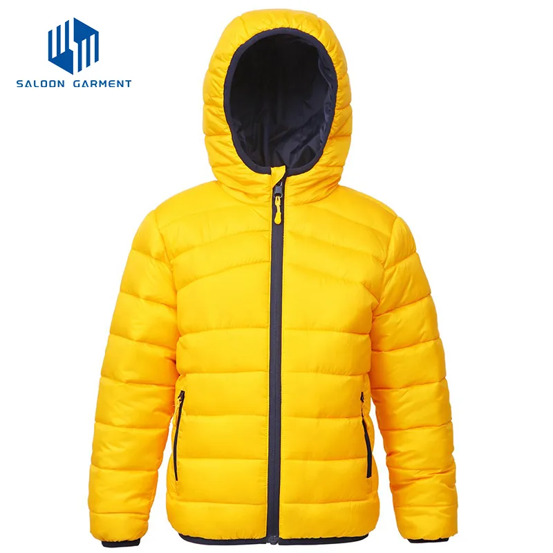 OEM/ODM Boys Winter Lightweight Quilted Jacket Kids Waterproof Puffer Coat Outerwear Jacket