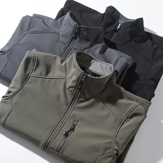 Men Winter Waterproof Softshell Jacket Breathable Membrane 3layers Bonded Fleece Windbreaker Outdoor Autumn Coat Jacket