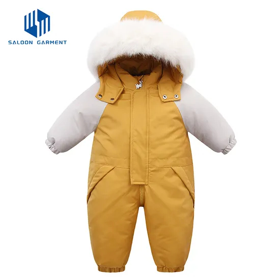 Winter Baby Clothes Thicken Warm Jumpsuits Snowsuits for Girl Boy Hooded Jacket Waterproof Rompers Ski Suits Kids Coat Outerwear