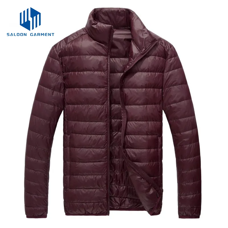 Wholesale Men's Customized Windproof Warm Puffer Coat Filling Ultralight Winter Jackets