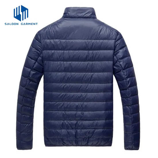 Wholesale Men's Customized Windproof Warm Puffer Coat Filling Ultralight Winter Jackets