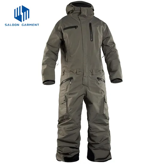 Winter Clothes One Piece Men's Snow Waterproof Insulated Ski Outfit Snowboard Suit