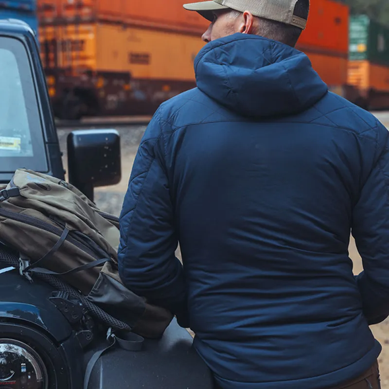 Factory Wholesale Men's Winter Puffy Quilted Jacket