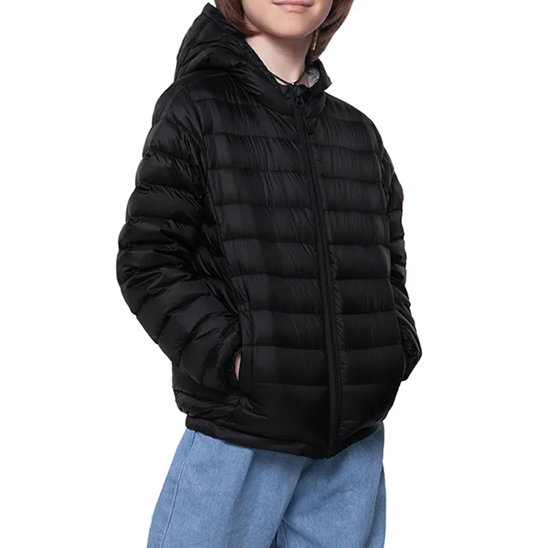 Custom Boys' Lightweight Waterproof Windproof Quilted Jacket for School Travel Hiking Camping